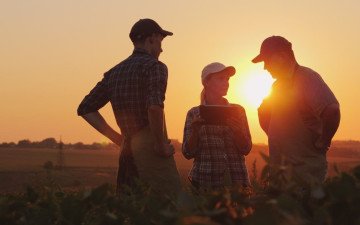 farmers sunset